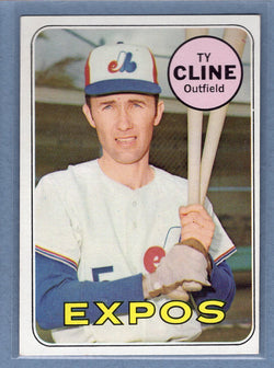 1969 Topps #442 Ty Cline(E) EX-MT  GO850