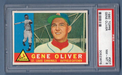 1960 Topps #307 Gene Oliver (30523676) PSA 8