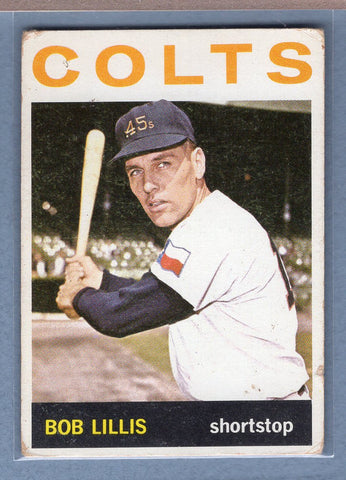 1964 Topps #321 Bob Lillis (st) (c) VG  GO441