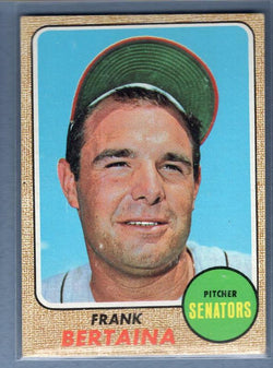 1968 Topps 131 Frank Bertaina VG-EX SET BREAK