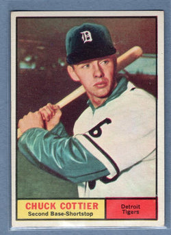 1961 Topps #13 Chuck Cottier EX   GO269