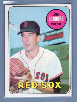 1969 Topps #109 Jim Lonborg (b) EX-MT  GOWAYY