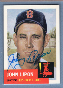 1991 Topps Archives #40 Johnny Lipon Autograph Auto signed