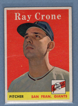 1958 Topps #272 Ray Crone (c) G-VG  GO501