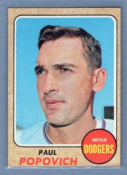 1968 Topps #266 Paul Popovich(b) EX  GO250