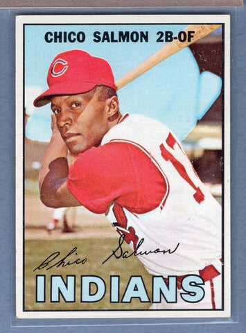 1967 Topps #43 Chico Salmon EX  GO225