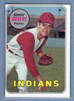1969 Topps #455 Sonny Siebert  EX-MT  GO700