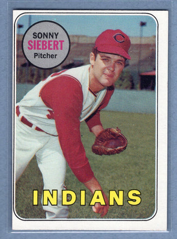 1969 Topps #455 Sonny Siebert  EX-MT  GO700