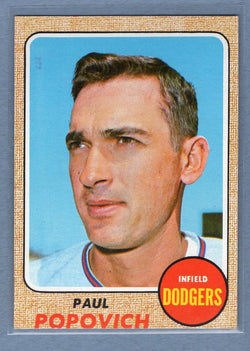1968 Topps #266 Paul Popovich(c) EX  GO250
