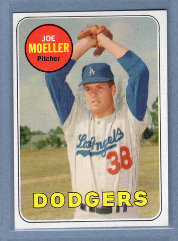1969 Topps #444 Joe Moeller(c) EX-MT  GO850