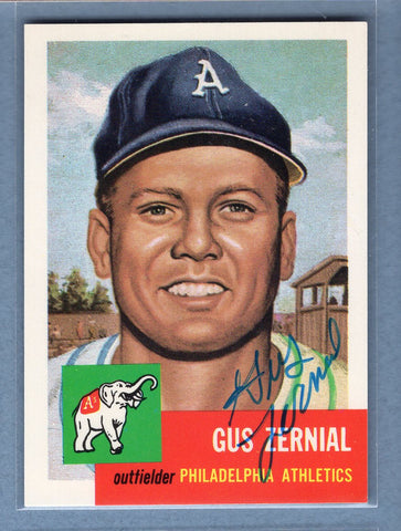 1991 Topps Archives #42 Gus Zernial Autograph Auto signed