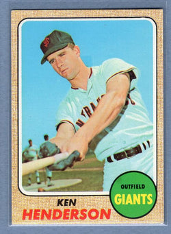1968 Topps #309 Ken Henderson EX-MT  GO534