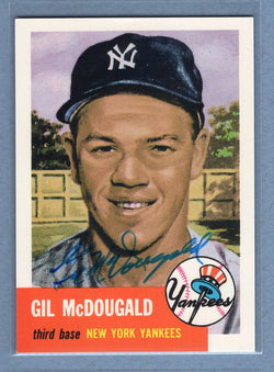1991 Topps Archives #43 Gil McDougald Autograph Auto signed