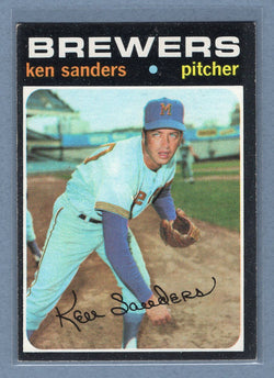 1971 Topps #116 Ken Sanders (b) EX  GO950