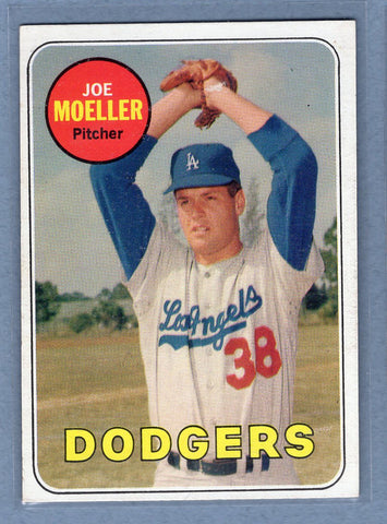 1969 Topps #444 Joe Moeller(E) EX-MT  GO850
