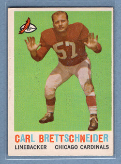 1959 Topps #81 Carl Brettschneider (st) VG  GO801
