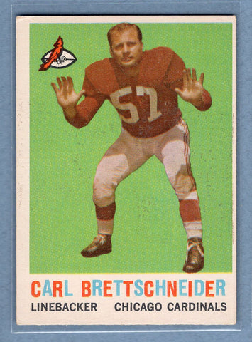 1959 Topps #81 Carl Brettschneider (st) VG  GO801