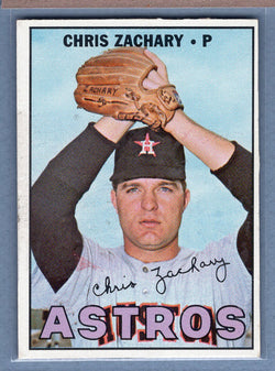 1967 Topps #212 Chris Zachary EX  GO215