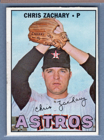 1967 Topps #212 Chris Zachary EX  GO215