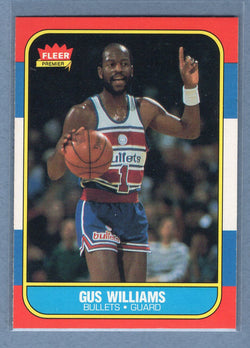 1986 Fleer #124 Gus Williams (1) EX-MT