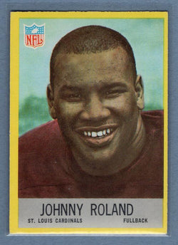 1967 Philadelphia #163 Johnny Roland EX GO73