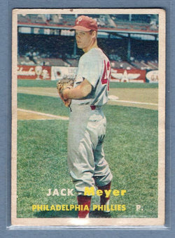 1957 Topps #162 Jack Meyer VG-EX     GO80