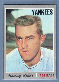 1970 Topps #437 Danny Cater   VG  GO900