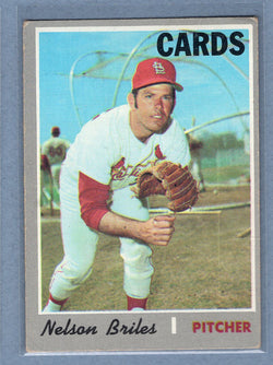 1970 Topps #435 Nelson Briles  VG-EX  GO450