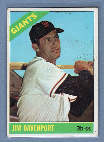 1966 Topps #176 Jim Davenport (st) VG  GO301