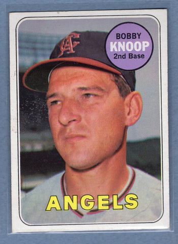 1969 Topps #445 Bobby Knoop (st)(a) VG  GO850