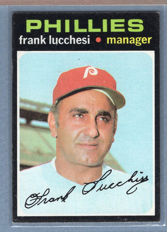 1971 Topps #119 Frank Lucchesi  EX  GO950