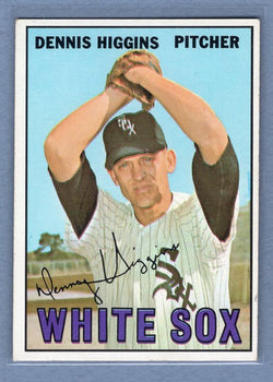 1967 Topps #52 Dennis Higgins EX  GO225