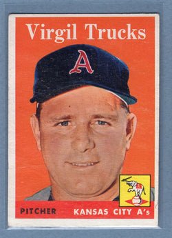 1958 Topps #277 Virgil Trucks (c) VG  GO501