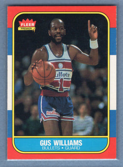 1986 Fleer #124 Gus Williams (2) EX-MT