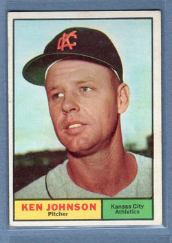 1961 Topps #24 Ken Johnson EX   GO269