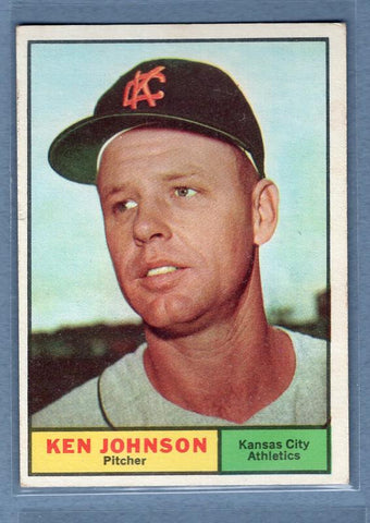 1961 Topps #24 Ken Johnson EX   GO269