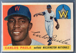 1955 Topps #97 Carlos Paula(2) VG GO9041
