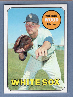 1969 Topps #123 Wilbur Wood (b) EX-MT  GOWAYY