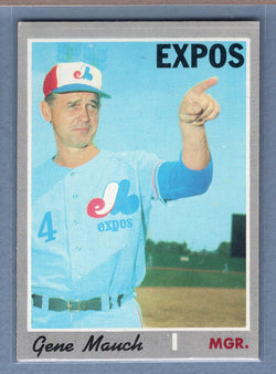 1970 Topps #442 Gene Mauch  (a) EX  GO900