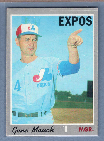 1970 Topps #442 Gene Mauch  (a) EX  GO900