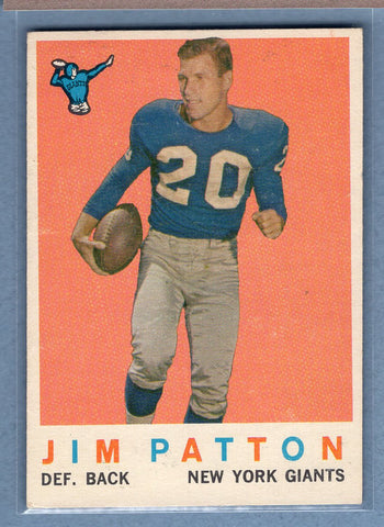 1959 Topps #87 Jim Patton (a) EX  GO801