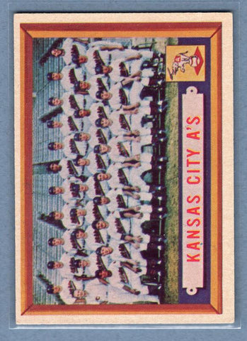 1957 Topps #204 Athletics Team(a) EX  GO188