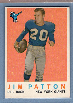 1959 Topps #87 Jim Patton (b) EX  GO801