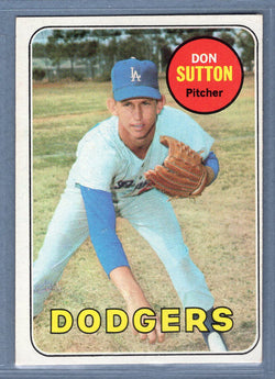 1969 Topps #216 Don Sutton (HOF) EX  GO661