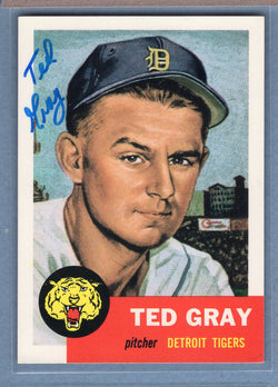 1991 Topps Archives #52 Ted Gray Autograph Auto signed