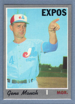 1970 Topps #442 Gene Mauch  (b) EX-MT  GO900