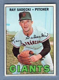 1967 Topps #409 Ray Sadecki EX G0416B