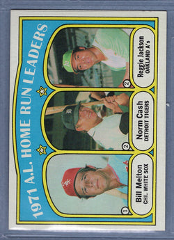1972 Topps #90 AL Home Run Leaders Jackson (d) EX-MT  GO544