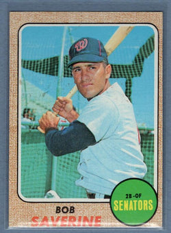 1968 Topps 149 Bob Saverine VG-EX SET BREAK