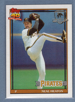 1991 Topps Desert Shield #451 Neal Heaton  NM  GO500
